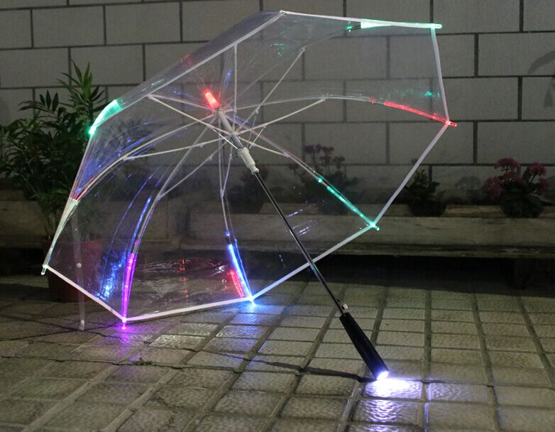 LED зонт с подсветкой из разных цвет